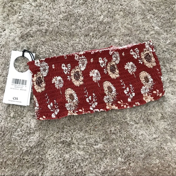 NWT Charlie Holiday Murphy Swim Top - Picture 5 of 7